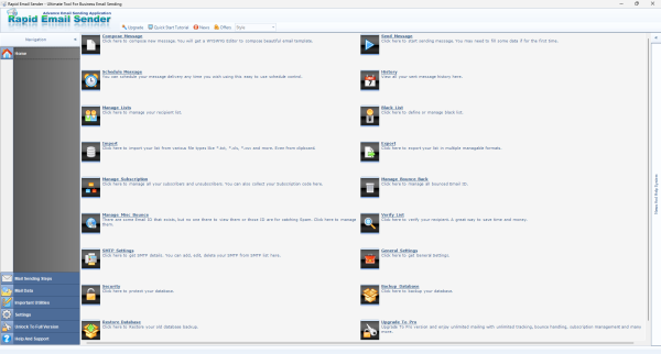 Rapid Email Sender Advance